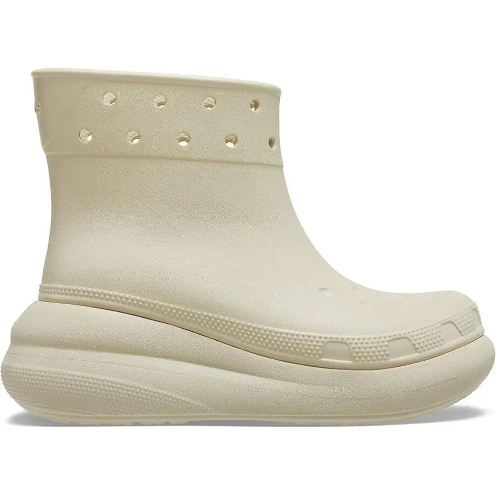 NEW Crocs Crush Rain Boot Bone Cream Adult Womens Size 6 / Mens 4 Waterproof‎